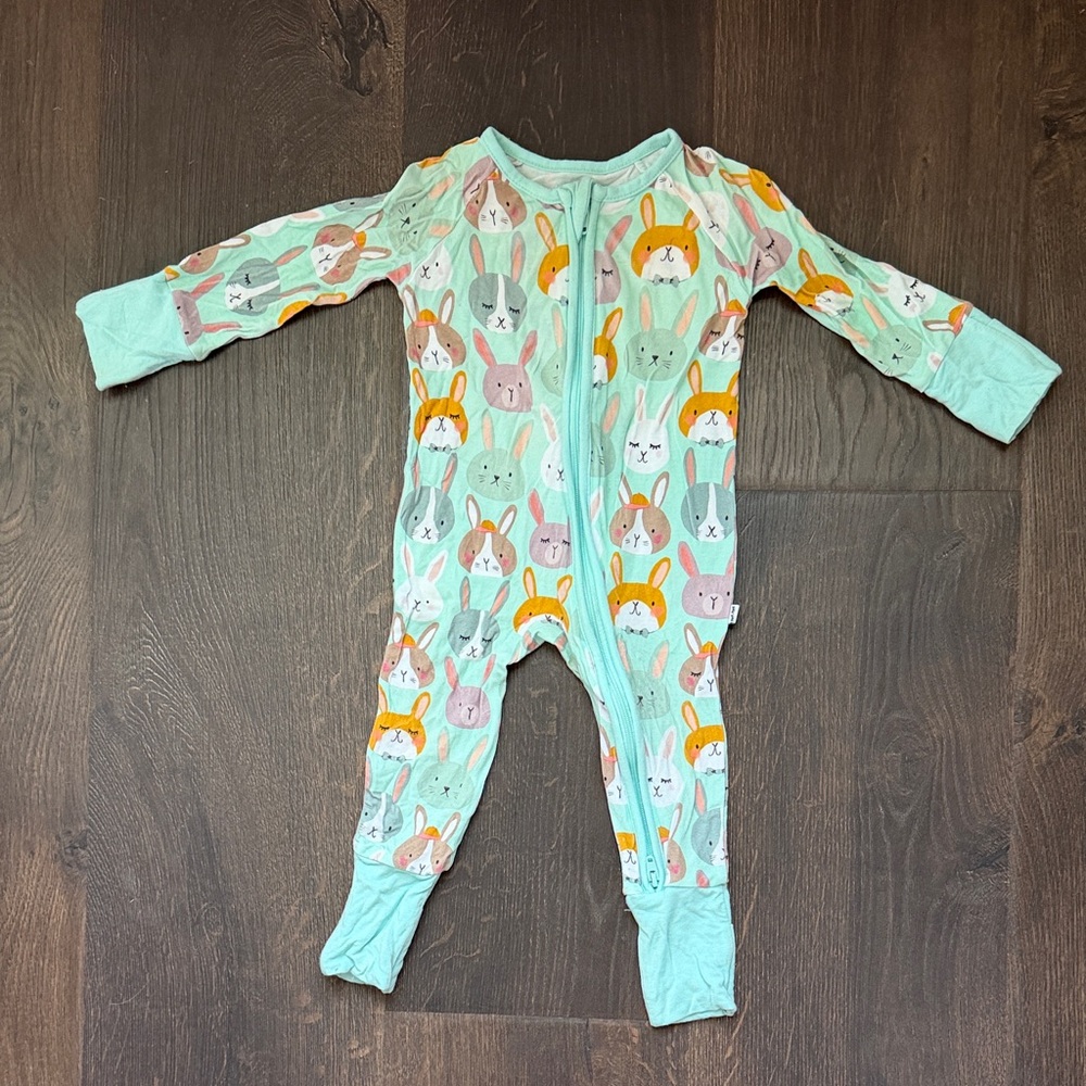 Little Sleepies Easter/Bunny 0-3 M Zippie